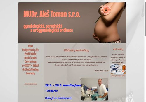 Zobrazit webové stránky Gynekologie - MUDr. Aleš Toman