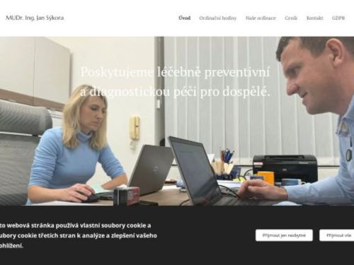 Praktický lékař pro dospělé - MUDr. Ing. Jan Sýkora