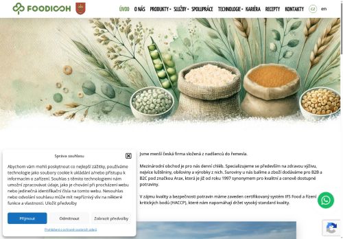 FOODISH s.r.o. nabízí práci na pozici Seřizovač strojů, údržbář v Cerhovicích v obci Cerhovice