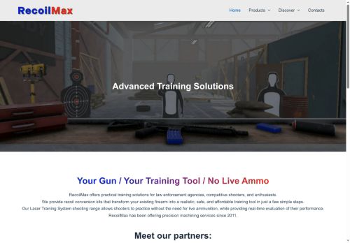 Webové stránky RecoilMax s.r.o., Jihlava
