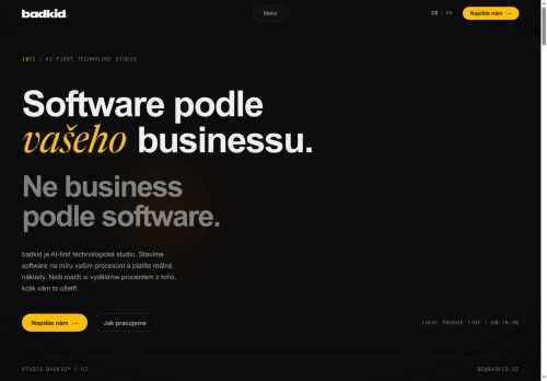 badkid s.r.o. nabízí práci na pozici Digital Designer (m+ž) v obci Chrášťany