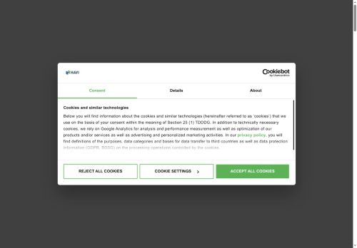 Webové stránky HAVI Logistics s.r.o., Kladno