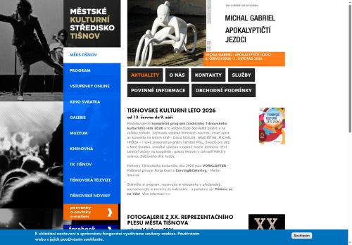 Zobrazit webové stránky Městské kulturní středisko Tišnov