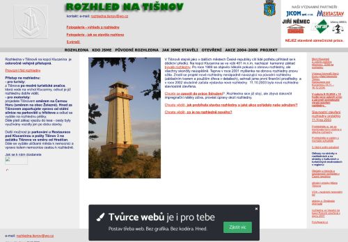 Zobrazit webové stránky Rozhledna Tišnov