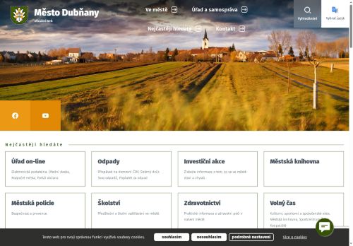 Webové stránky Městský úřad Dubňany, Dubňany
