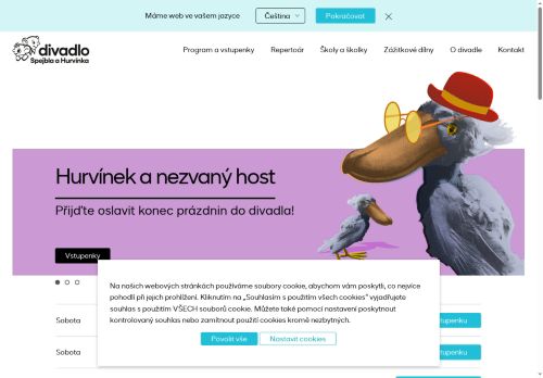 Divadlo Spejbla a Hurvínka nabízí práci na pozici Vrátní v obci Praha
