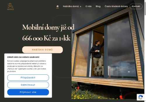 Webové stránky ABODES s.r.o, Dobelice