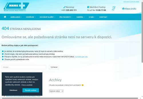 Zobrazit webové stránky Praktický lékař pro dospělé Městská nemocnice Městec Králové - MUDr. Lucie Dvorská