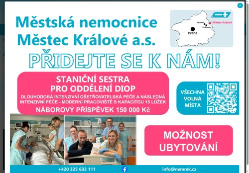 Zobrazit webové stránky Alergologická ambulance Městská nemocnice Městec Králové
