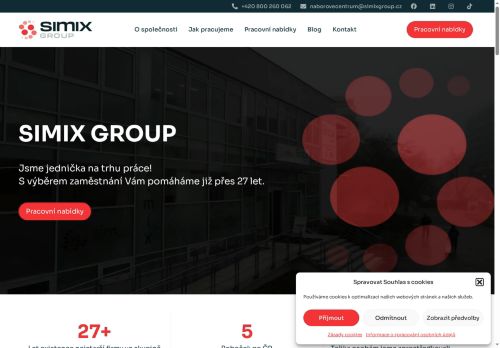 Webové stránky GLOBKON CZ s.r.o., Kutná Hora