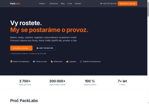 PackLabs Moravia s.r.o. nabízí práci na pozici Pracovník výroby (m/ž) v obci Kuřim