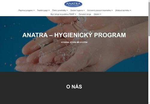 Webové stránky ANATRA s.r.o., Staňkov