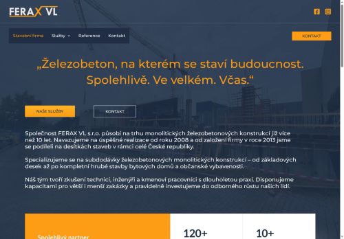 FERAX VL nabízí práci na pozici Betonáři, železobetonáři a příbuzní pracovníci v obci Praha