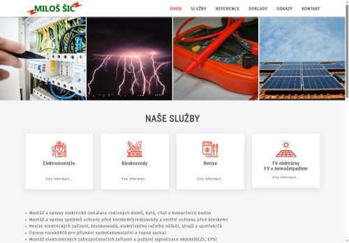 Zobrazit webové stránky Miloš Šic