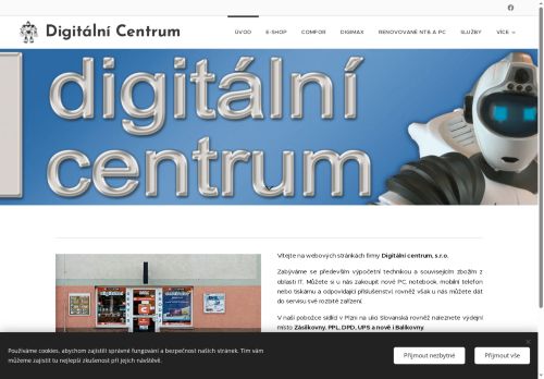 DIGITÁLNÍ CENTRUM s.r.o. nabízí práci na pozici Maloobchodník v IT, obsluha výdejního místa přepravních služeb v obci Plzeň