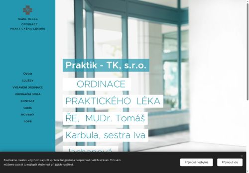 Zobrazit webové stránky Praktický lékař pro dospělé - MUDr. Tomáš Karbula
