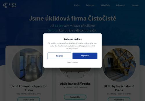 Webové stránky RALYO s.r.o., Praha