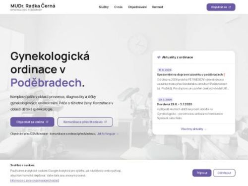 Gynekologická ambulance - MUDr. Radka Černá
