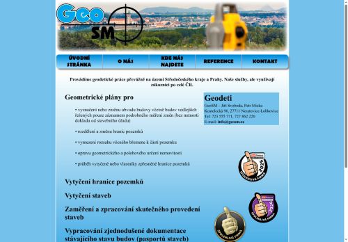 GeoSM s.r.o. nabízí práci na pozici Technik/čka 3D skenování budov / AutoCAD v obci Neratovice