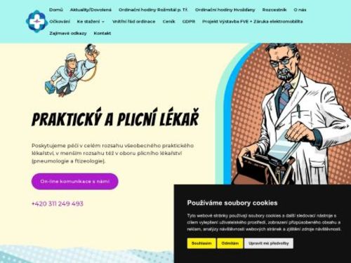 Praktický lékař pro dospělé a plicní ambulance - MUDr. Jan Brodníček