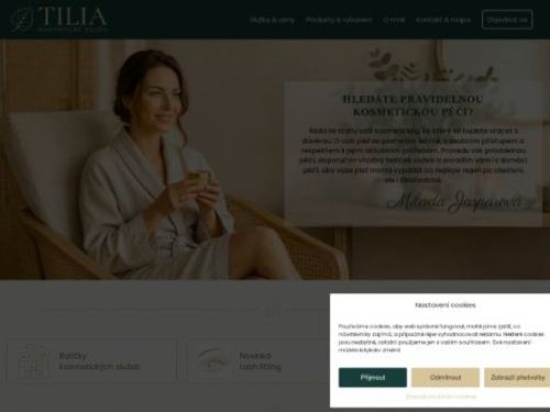 Kosmetické studio TILIA ve Šlapanicích
