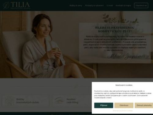 Kosmetické studio TILIA ve Šlapanicích