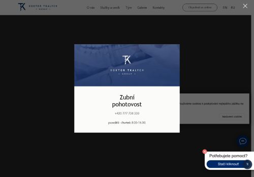 Zobrazit webové stránky Zubní ordinace Doktor Tkalych