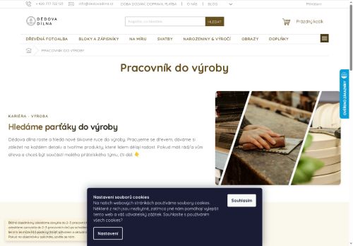 Webové stránky KUBE Czech s.r.o., Slavkov u Brna