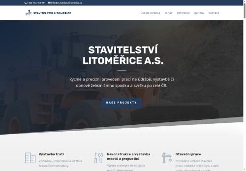 Stavitelství Litoměřice, a.s. nabízí práci na pozici traťový dělník/dělnice s řidičským průkazem sk. B v obci Praha