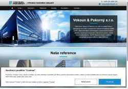Webové stránky Vokoun & Pokorný s.r.o., Praha