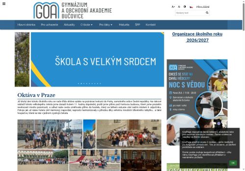 Gymnázium a obchodní akademie Bučovice, příspěvková organizace nabízí práci na pozici Pomocní kuchaři (m/ž) v obci Bučovice