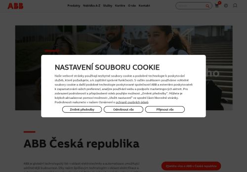 Zobrazit webové stránky ABB s.r.o.