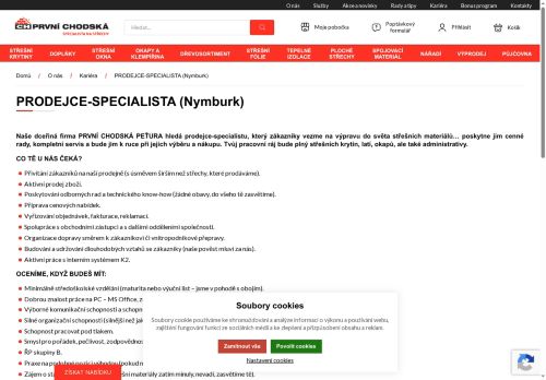 Webové stránky PRVNÍ CHODSKÁ PEŤURA s.r.o., Nymburk