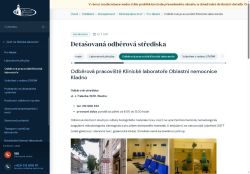 Zobrazit webové stránky Odběrové místo Poliklinika Nové Strašecí - Oblastní nemocnice Kladno