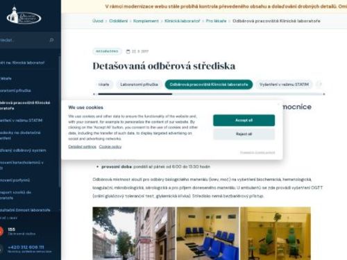 Odběrové místo Poliklinika Nové Strašecí - Oblastní nemocnice Kladno