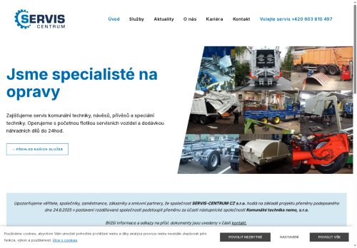 SERVIS-CENTRUM CZ s.r.o. nabízí práci na pozici Servisní mechanik (m+ž) v obci Brandýs nad Labem-Stará Boleslav