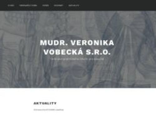 Praktický lékař pro dospělé - MUDr. Veronika Vobecká