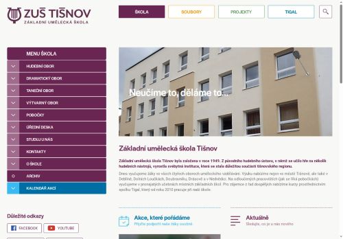 Zobrazit webové stránky Základní umělecká škola Tišnov