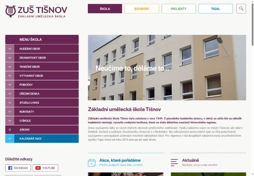 Zobrazit webové stránky Základní umělecká škola Tišnov
