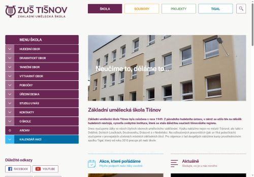 Zobrazit webové stránky Základní umělecká škola Tišnov