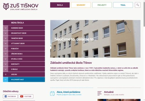 Zobrazit webové stránky Základní umělecká škola Tišnov