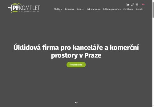 PF komplet spol. s r.o. nabízí práci na pozici úklidový pracovník, úklidová pracovnice (m+ž) v obci Hostivice