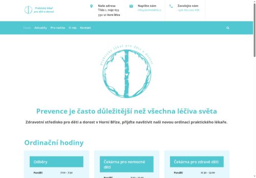 Zobrazit webové stránky Praktický lékař pro děti a dorost - MUDr. Jana Zamboryová