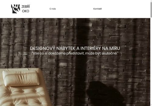 Webové stránky Zebří oko s.r.o., Radonice