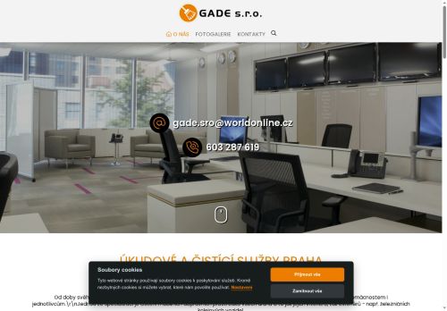 GADE s.r.o. nabízí práci na pozici Uklízeči veřejných dopravních prostředků v obci Praha