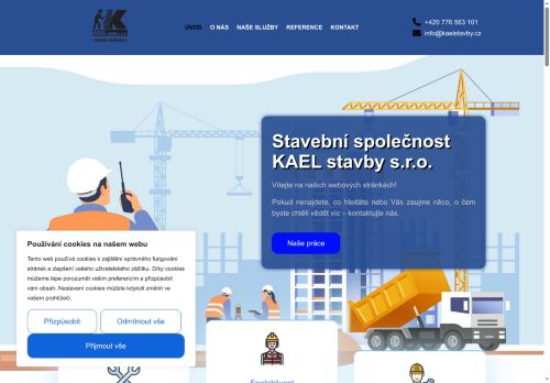KAEL stavby s.r.o. nabízí práci na pozici Dělníci v oblasti výstavby a údržby budov v obci Praha