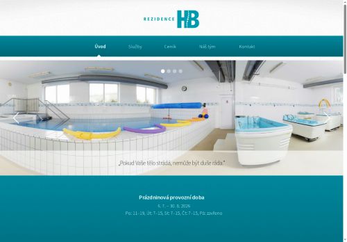 Zobrazit webové stránky Rehabilitace Rezidence HB a.s.