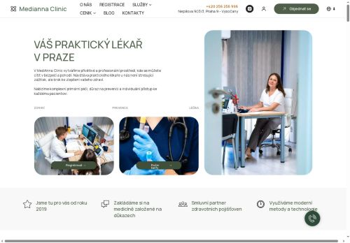 Medianna Clinic s.r.o. nabízí práci na pozici Všeobecné zdravotní sestry v obci Praha