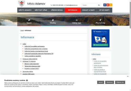 Zobrazit webové stránky Městská policie Adamov