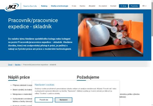 Webové stránky JKZ BUČOVICE, a.s., Bučovice